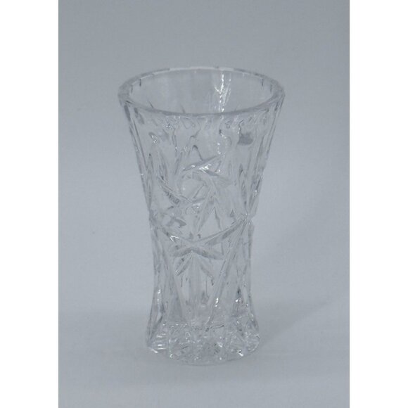 Lenox Collections Crystal Star Vase 4" Vintage Czech Republic Design - Picture 2 of 6